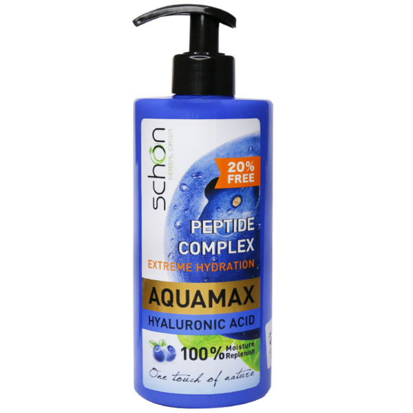 کرم آبرسان پمپی شون مدل Aqua Max حاوی پپتاید با رایحه بلوبری حجم 500 میل