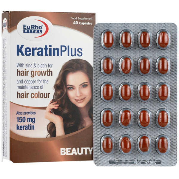 کراتین پلاس 40 عددی یوروویتال