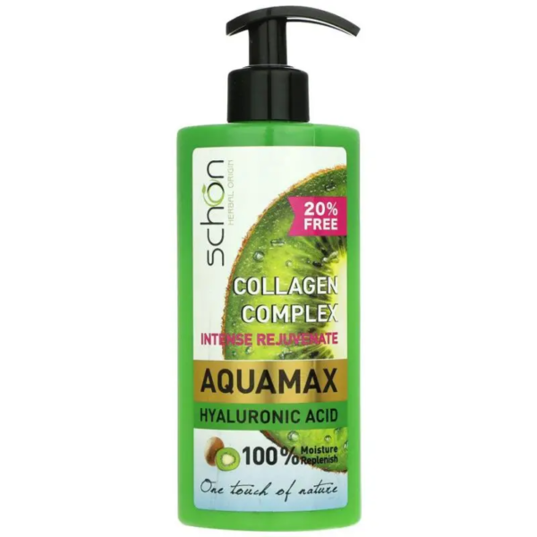 کرم آبرسان پمپی شون مدل Aqua Max حاوی کلاژن با رایحه کیوی حجم 500 میل