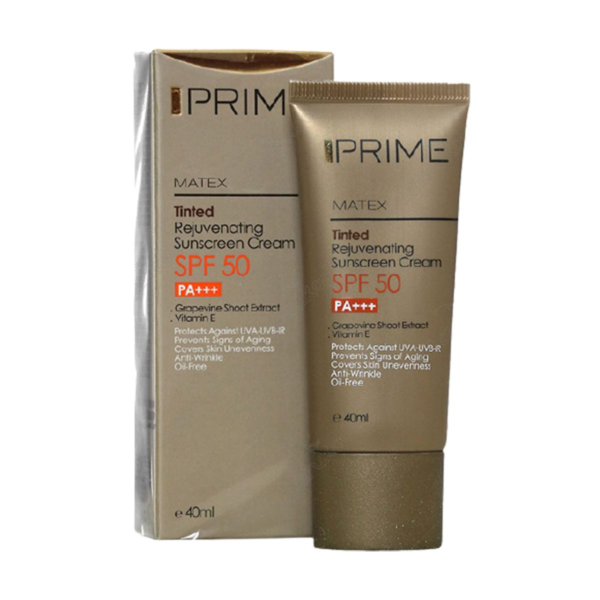 کرم ضد آفتاب رنگی جوان کننده پريم SPF 50