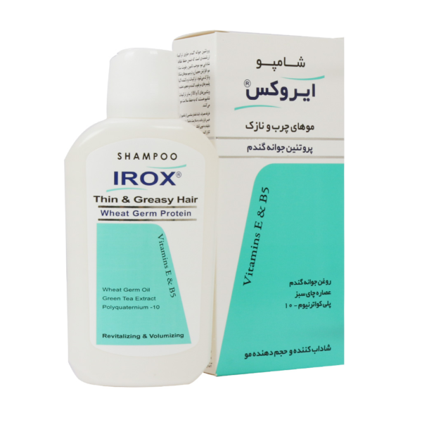 شامپو موی چرب پروتئین جوانه گندم ایروکس