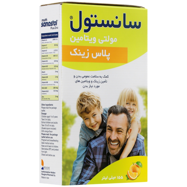 مولتی ویتامین پلاس زینک سانستول