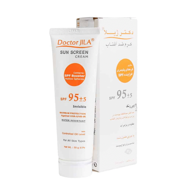 کرم ضد آفتاب SPF95 با چربی کنترل شده  دکتر ژیلا